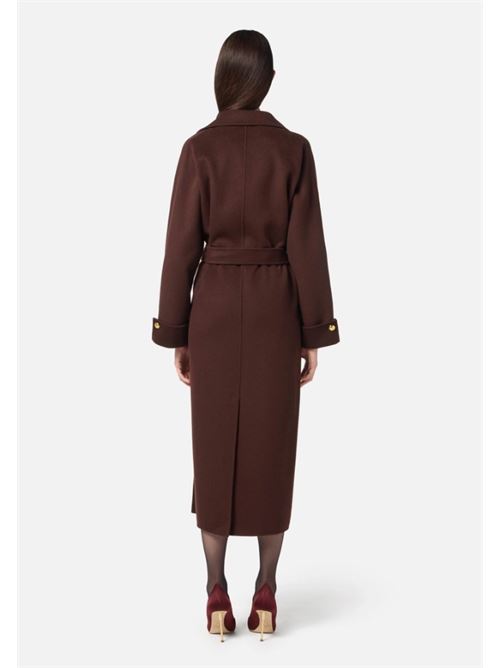 Cappotto in panno di misto lana double ELISABETTA FRANCHI | CP68D56E2.EA3